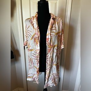 Summer Light Weight Short Sleeve Button Up